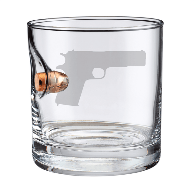 Freedom Sidearm Reserve: M1911 Etched Bullet Glass Collection