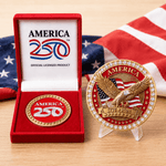 Official America250™ Legacy Challenge Coin Collection – 1776–2026 Edition