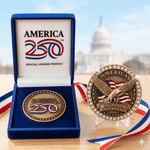 Official America250™ Legacy Challenge Coin Collection – 1776–2026 Edition