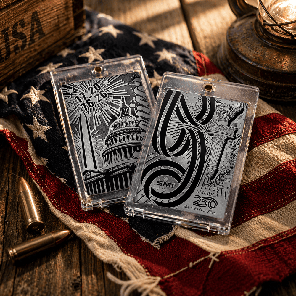 Official America250™ U.S. Capitol 25g .999 Silver Collector Card