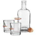 Whiskey Decanter and Rocks Glass Set (2 Styles)