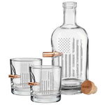 Whiskey Decanter and Rocks Glass Set (2 Styles)